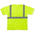 thumbnail image 2 of Ergodyne GloWearÂ® 8289 Type R Class 2 T-Shirt, Lime, XS, 2 of 2