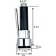 thumbnail image 2 of Grifo de cocina de latón con rociador retráctil para fregadero de cocina, grifo mezclador con rociador de repuesto para grifo con rociador extensible, cromado, G1/2, 2 of 4