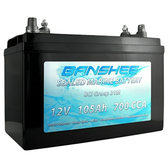 Banshee Sealed Lead-Acid 12 Volt Group Size 31, 700 CCA