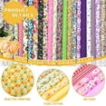thumbnail image 4 of 100 Pcs 10 x 10 Inch Quilting Cotton Fabric Bundle for DIY Sewing Fabric Precuts Quilt Squares Multi Color Printed Floral Square Patchwork Supplies for Quilting Patchwork, DIY Craft, Scrapbooking, 4 of 5