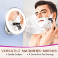 thumbnail image 4 of Fofosbeauty 10x Magnifying Lighted Makeup Mirror with Touch Control, Powerful Locking Suction Cup, and 360 Degree Rotating, Magnifying Mirror with Lights for Home, Bathroom Vanity and Travel, 4 of 8