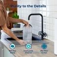 thumbnail image 3 of 0.5 Gallons Feed Water Tank, Replacement for RO100ROPOT-Travel Countertop Reverse Osmosis System, 3 of 4