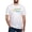 White, variant on - Live Green Vote Blue Men's Fitted T Shirt - Fitted T-Shirt, Vintage Fit Soft Cotton Tee