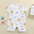 thumbnail image 3 of Mono de verano para bebé, mameluco de manga corta para recién nacidos, niños y niñas, mono para bebé, ropa para chico, ropa para niño, 3 of 5