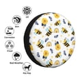 thumbnail image 4 of Susaid Bees And Rainbows Print Tire Covers,Waterproof Anti-UV Snow Sun Rain Tire Covers for RV,Truck, SUV, Trailer, Camper-15 inch, 4 of 6