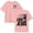 Light Pink, variant on Girls Love Like Jesus Coquette Bow Christian T-Shirt, Casual Crewneck Tee for Teens Light Pink 130