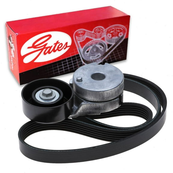 Gates Complete Serpentine Belt Drive Component Kit compatible with Nissan Sentra 2.0L L4 2007-2012