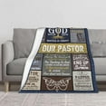 thumbnail image 5 of Pastor Appreciation Gifts, Gifts for Pastor Blanket 60"X50", Pastor Gifts Blanket, Pastor Gifts for Men, Thank You Gifts for Pastor, Christian Gifts for Men Religious, Pastor Day Gifts, 5 of 6