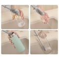 thumbnail image 4 of Yannee Long Handle Silicone Bottle Brush Glass Cleaner Kitchen Cup Washing Cleaning Tool, Grey Cleaning Brush 1 Pcs, 4 of 13