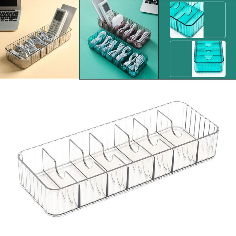 1pc ABS Phone Case Storage Box, Minimalist Clear Desktop Storage Box For  Home