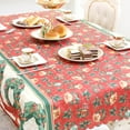thumbnail image 4 of Nappe à Thème de Noël pour Maison Restaurant Couverture de Table Imprimée de Noël Table à Thé Bureau Imprimée Couverture de Table, Type B, 4 of 6