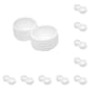 thumbnail image 3 of Soidarity 2 piezas agarre de raqueta anillo elástico mango Overgrip Fix Kit Flexible acabado Protector tirantes accesorios deportivos blanco Blanco 10piezas, 3 of 6