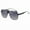 C1, variant on 1255 Square Frame Sunglasses – Classic Metal Aviator Style with UV400 Protection for Men