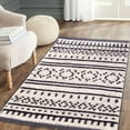thumbnail image 5 of Erbanica 3'3" x 5' Tapis Marocain Gris à Franges, 5 of 5