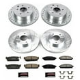 thumbnail image 3 of PowerStop Front and Rear Z23 Evolution Sport Carbon-Fiber Ceramic Brake Pad and Drilled & Slotted Rotor Kit Fits: INFINITI Select Models K1180, 3 of 10