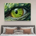 thumbnail image 4 of A Mystical Dragon's Eye, Featuring A Green Iris With A Black Pupil Canvas Poster Bedroom Decor Sports Landscape Office Room Decor Gift,Frame-style,08x12inch(20x30cm), 4 of 8