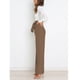 thumbnail image 3 of Pantalones largos de pierna, pantalones cómodos de pierna ancha y larga para mujer, pantalones con lazo en la cintura, instalación sin esfuerzo, 3 of 8