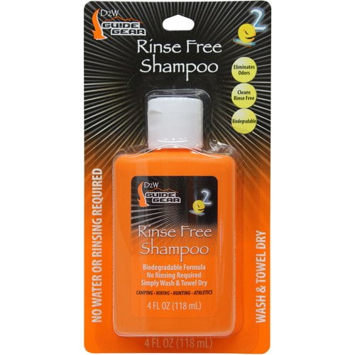 D2W Guide Gear RinseFree Shampoo, 4 Oz.
