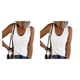 thumbnail image 4 of Camisetas sin mangas Qarigey Mujer Racerback Ajustado Blanco S, 4 of 6