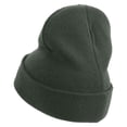 thumbnail image 5 of St. Patrick's Day Drink Embroidered Big Size Acrylic Long Beanie - Grey XL-3XL, 5 of 5