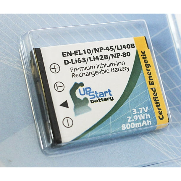 Compatible Casio EX-ZS5 Battery - Compatible pour Casio NP-80, NP-82 Appareil Photo Numérique Battery (800mAh, 3.7V, Lithium-Ion)