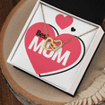 thumbnail image 3 of To Mom Best Mum Heart Inseparable Necklace, 3 of 20