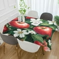thumbnail image 2 of Yayeee Tablecloths 54" x 72" Rectangle Wrinkle Resistant Party Table Cover, Red Apple Pattern, 2 of 8