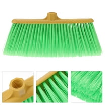 Topbathy Green Plastic Broom Head Replacement for Home Use MultiScene Cleaning 10.5 inch