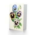 thumbnail image 2 of Garden Flowers Andrews Pansies Fancy Greetings Card Plus Envelope Blank inside, 2 of 3