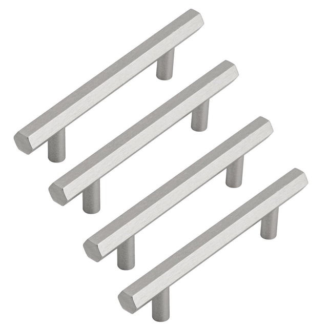 Era Hexagon Pull 4-Pack Brushed Nickel