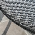 thumbnail image 3 of Colonial Outdoor Grey Wicker Round Bistro Table, 3 of 3