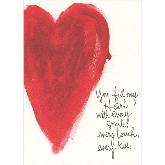 RSVP You Fill My Heart with Every Smile, Every Touch, Every Kiss Valentine's Day Card for Wife