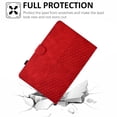 thumbnail image 5 of GSFY Case for 2024 iPad Air 11 Inch M2, PU Leather Slim Wallet Stand Protective Smart Shell Auto Sleep Wake for iPad Air 11 6th/ iPad Air 10.9 4th &5th/ iPad Pro 11 (2018-2022), Red Blocks, 5 of 8