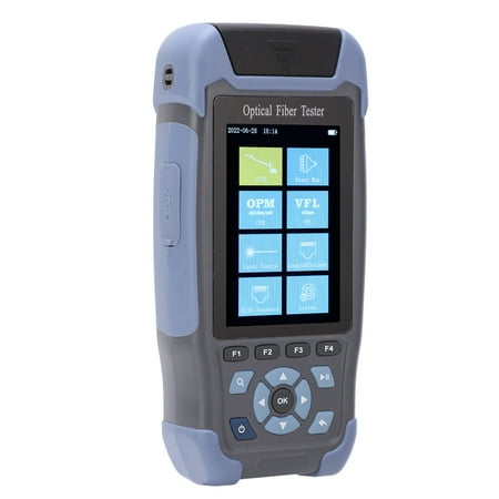 

Optical Fiber Tester 3.5in Color LCD Memory Card Slot Compact Size Optical Time Domain Reflectometer For Fault Detection EU Plug 110-220V US Plug 110-240V