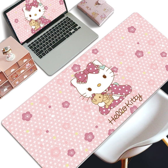 Hello Kitty Extra Large Mouse Pad Cartoon for Girls Office Student Dormitory Table Pads 2024 New Hot Launch High Aesthetic Value