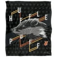 thumbnail image 2 of Harry Potter Blanket, 50"x60" Harry Potter Neo Industries Hufflepuff Silky Touch Super Soft Throw Blanket, 2 of 6