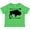 Apple Green, variant on Buffalo Cute Animal Western Boys or Girls Toddler T-Shirt