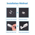thumbnail image 5 of 2Pcs Nose Piercing Kit, Portable Nose Piercing Gun Tools with 9Pcs Nose Rings Studs Piercing Set for Women Girls (Black), 5 of 5