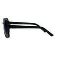 thumbnail image 3 of Kush Color Mirror Pot Head Marijuana Mob Racer Plastic Aviator Sport Sunglasses Blue, 3 of 4