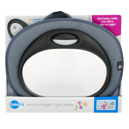 Safe Fit Musical Night Light Mirror, 1.0 CT