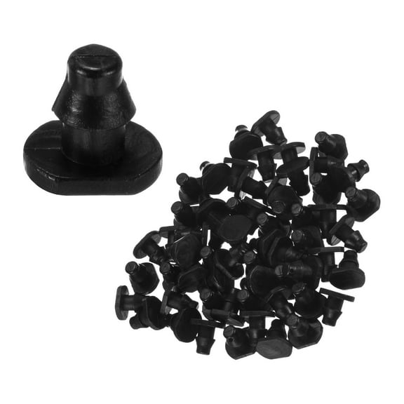 Uxcell 50-Pack Drip Irrigation Barbed Fittings, for 1/4 Inch End Plugs Tubing Connector Plastic Coupling Irrigation Parts Drip Pipe Accessories