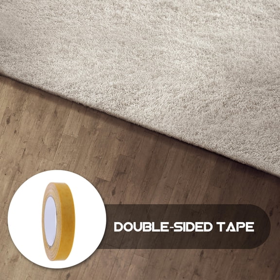 Luxshiny Heavy Duty Double Sided Tape Yellow Strong Adhesive Wide Carpet Tape for Walls