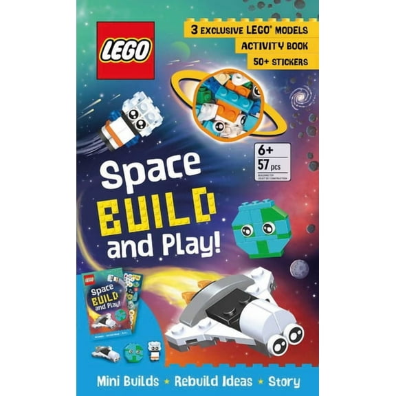 Build and Play Box Lego Books: Space Build and Play Box (Paperback)