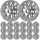 thumbnail image 1 of 20pcs Escargot Baking Dishes Escargot Tinfoil Trays Snail Serving Trays Tinfoil Snail Pans, 1 of 5