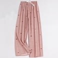 thumbnail image 2 of Asxite Womens Pajamas Pants Print Bow Drawstring Elastic Waist Loose Summer Sleepwear, 2 of 6