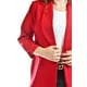 thumbnail image 3 of Blazer manga 3/4 Roman Fashion /Tallas Extras, 12255 (Rojo) rojo 42, 3 of 7