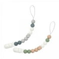 thumbnail image 1 of Siruishop 4x2x Silicone Dummy Pacifier Clip Feeding Accessories for Newborn Boys Girls B, 1 of 8