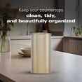thumbnail image 3 of TEKHEUTEN Wipe Holder for Kitchen/Bathroom Counter, Disinfectant Wipe Container, Modern Kitchen Decor, Vintage Countertop Wipe Storage Organizer Caddy, with Gold Finish, 3 of 7