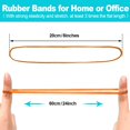 thumbnail image 2 of 100 Pieces 8 Inches Elastic Rubber Bands Heavy Duty Large Rubber Bands for Office File Folders Garbage Cans Pet Litter Box, 2 of 7