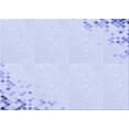 thumbnail image 1 of Ahgly Company Machine Washable Indoor Rectangle Transitional Lavender Blue Area Rugs, 4' x 6', 1 of 7